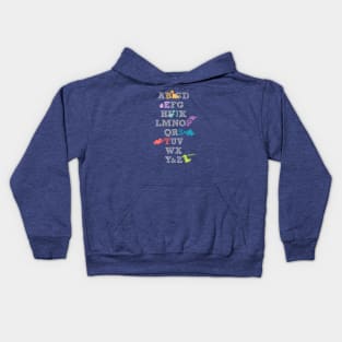 Dino ABCs Kids Hoodie